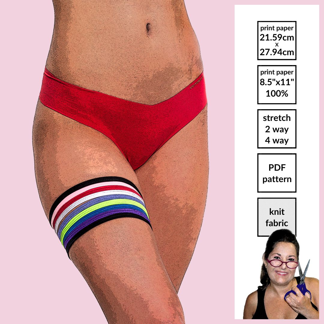 Mini Leg Garter Sewing Tutorial FREE Sew Skimpy YouTube Video