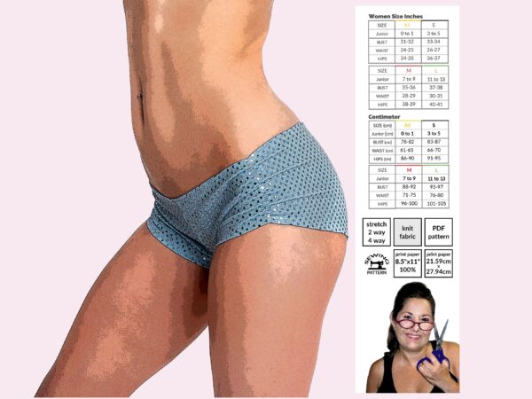 Fitness Shorts PDF Sewing Pattern