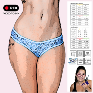 Sequin Cheeky Shorts – PDF Sewing Pattern | Sizes XS–XL