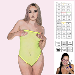Easy Cheeky See-Through Bodysuit Sewing Pattern