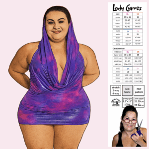 plus size cowl hoodie dress pattern