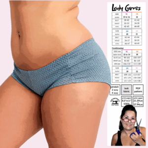 Fitness Shorts PDF Sewing Pattern – Lady Curves Fit